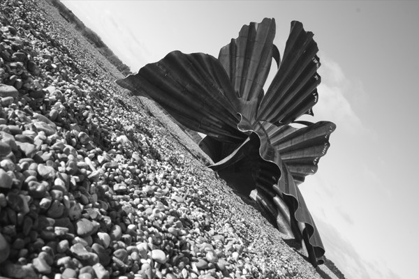 Scallop by Maggi Hambling, Aldeburgh Beach