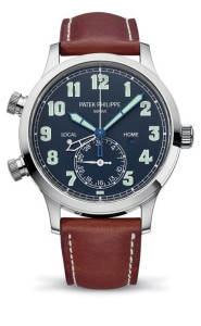 Patek Philippe CALATRAVA aviator watch travel time