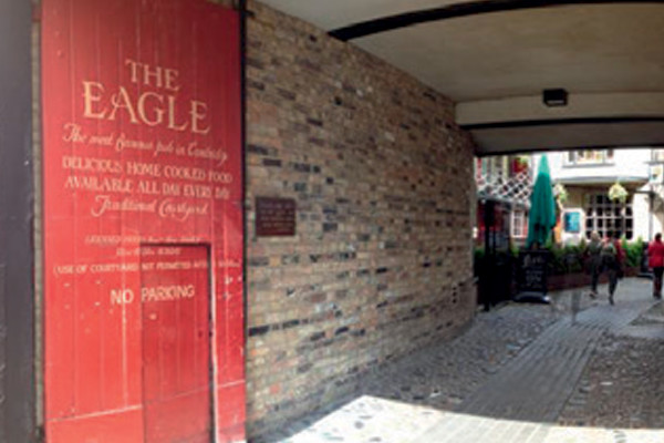 The Courtyard, The Eagle pub, Cambridge