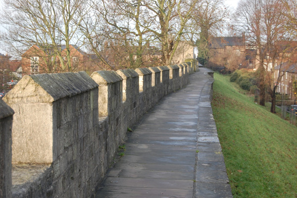 York City Walls, York, Yorkshire, UK